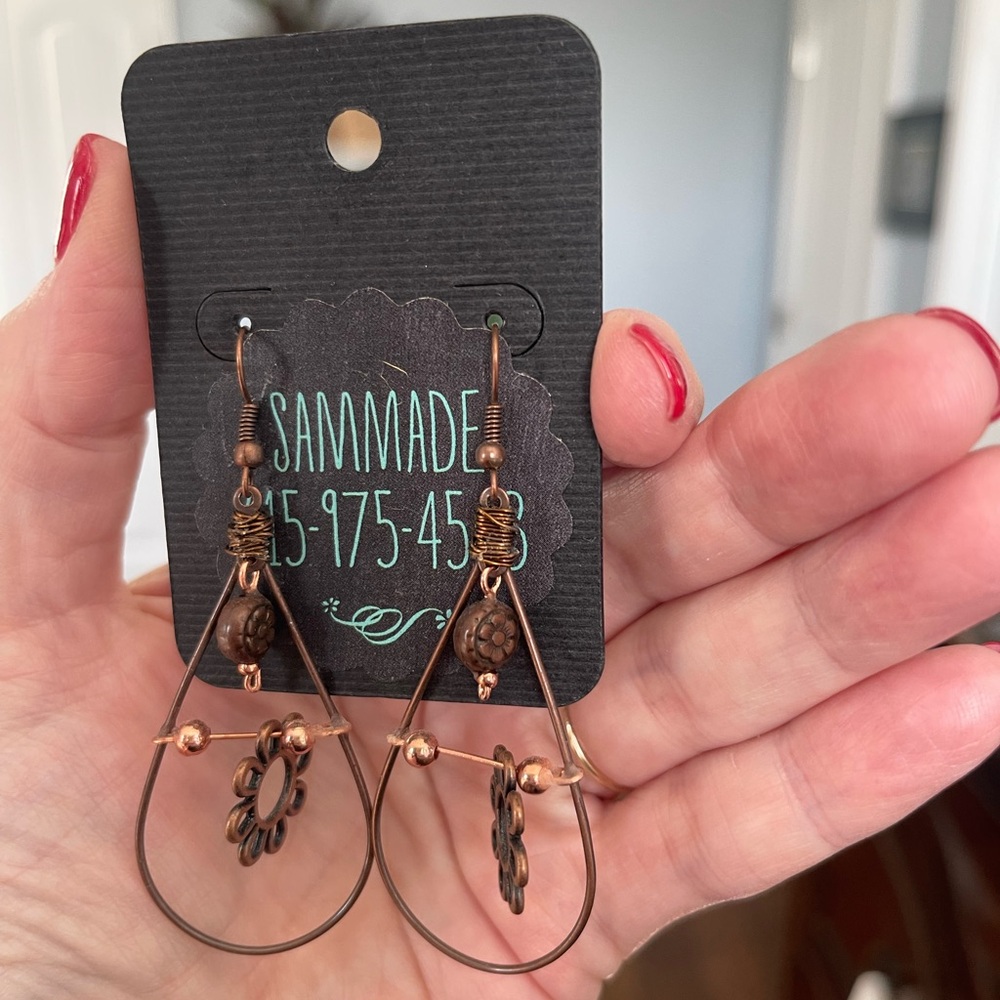 SamMade Jewelry Copper Earrings